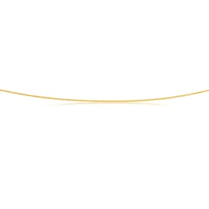 9ct Yellow Gold 45cm Curb Chain 9Y