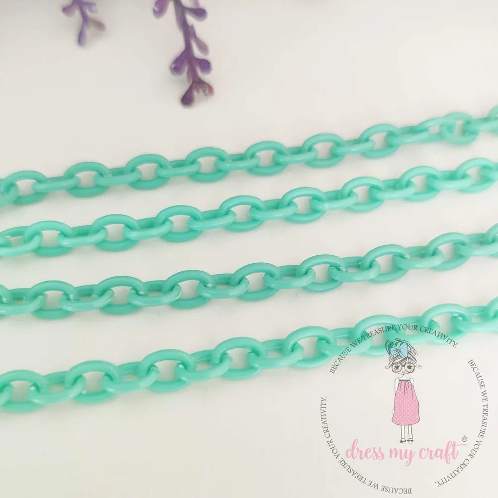 Acrylic Chain #2 - Aquamarine