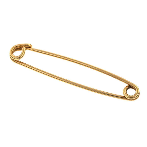 Antique Gold Safety Pin