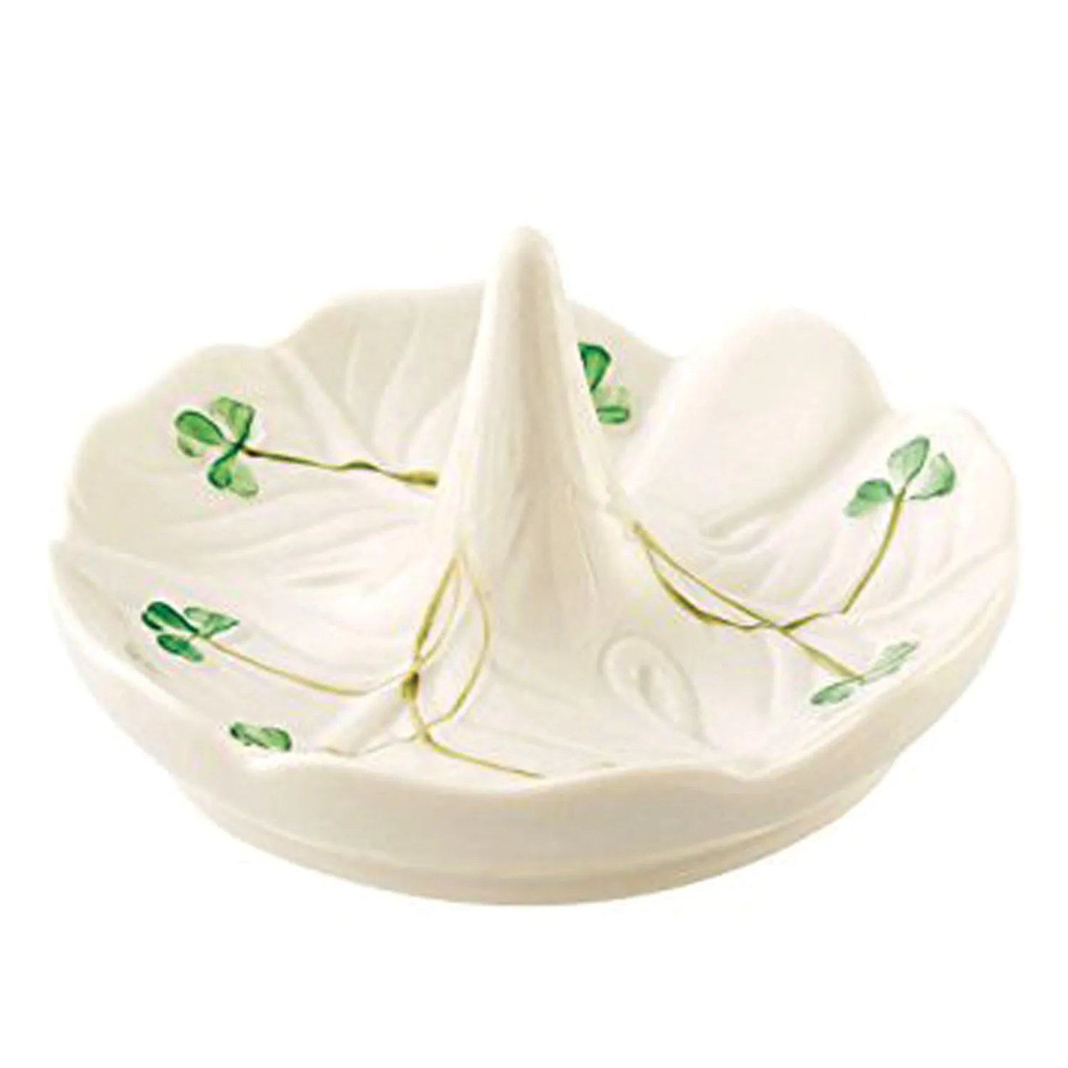 Belleek Classic Shamrock Ring Holder