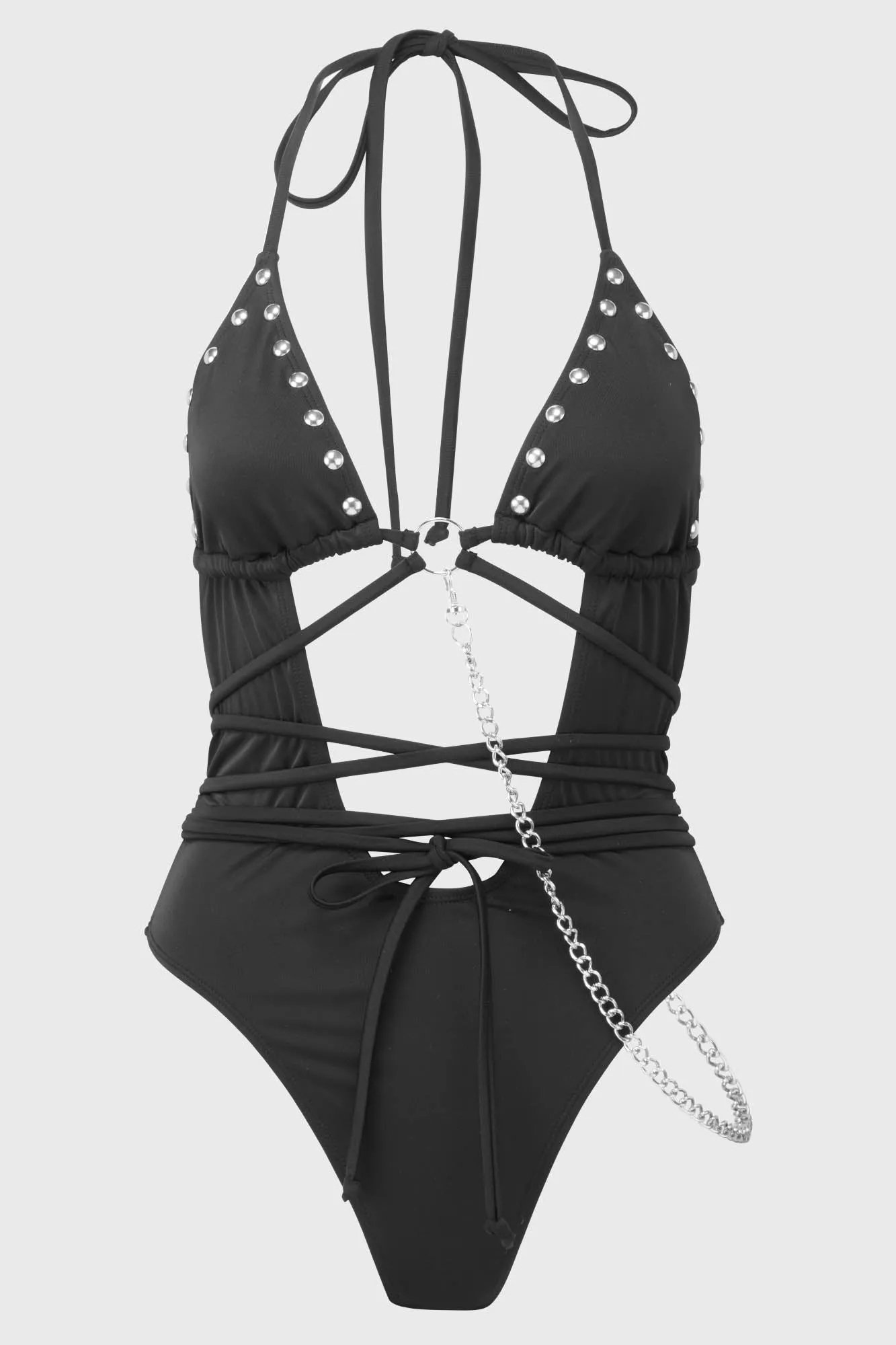 Black Hearted Swimsuit