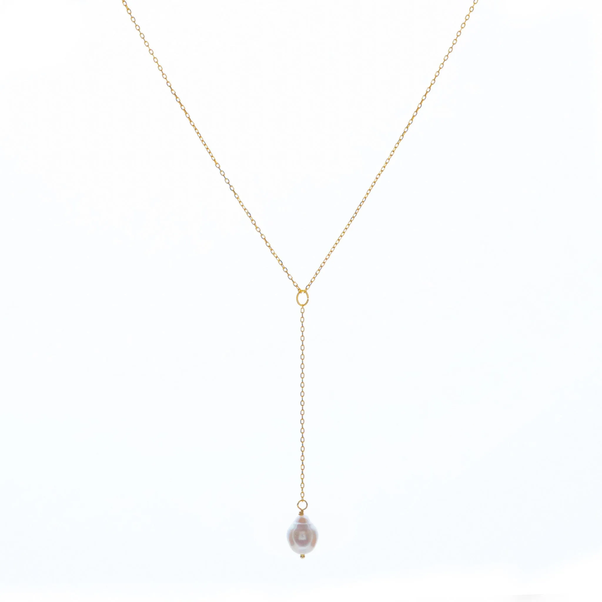 Bridal Pearl Drop Lariat