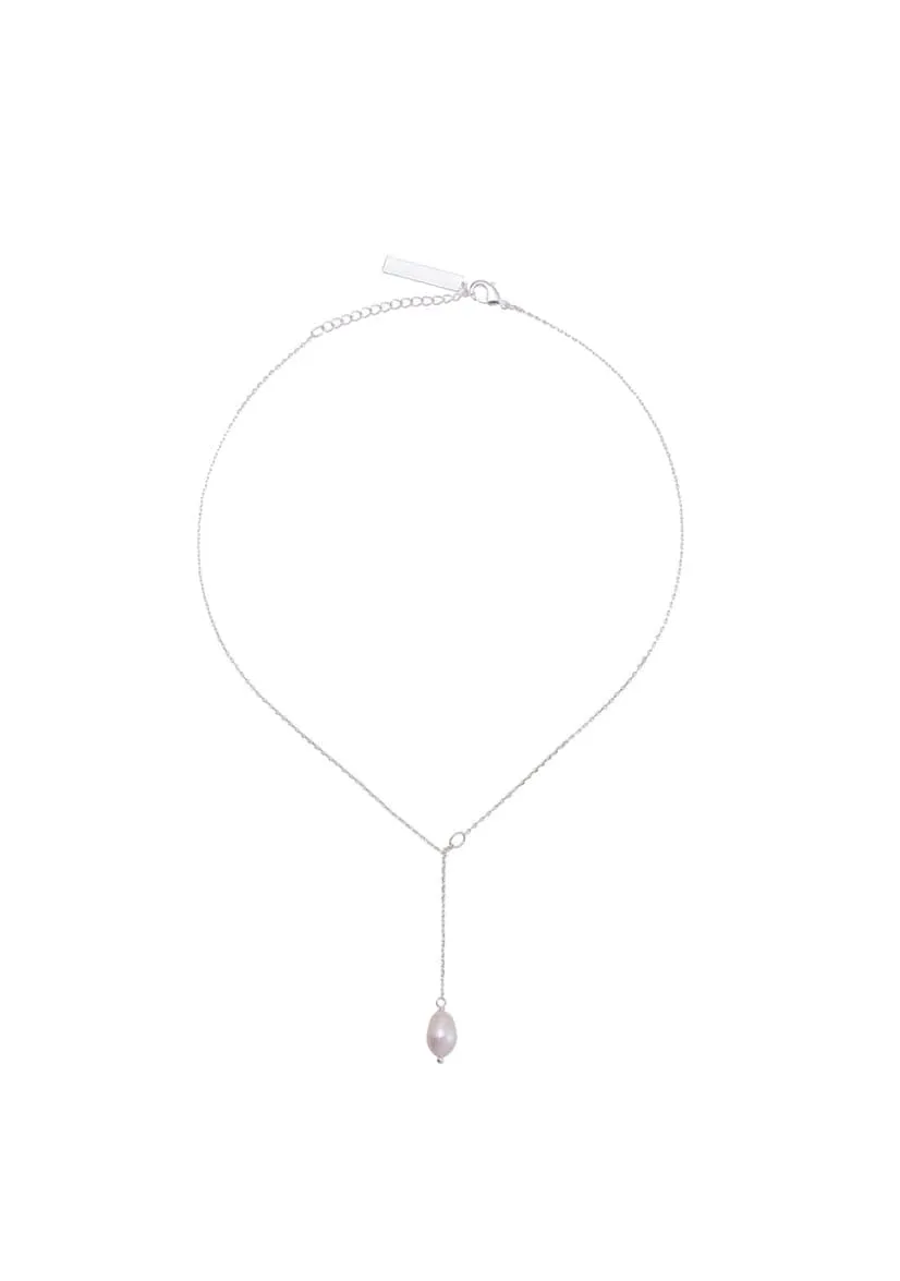 Bridal Pearl Drop Lariat