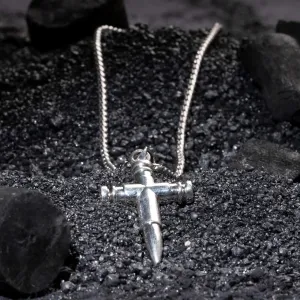 Cross Sanctity Silver Cross Locket