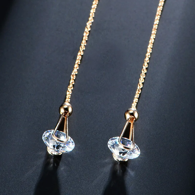 Crystal Water Drop Earrings