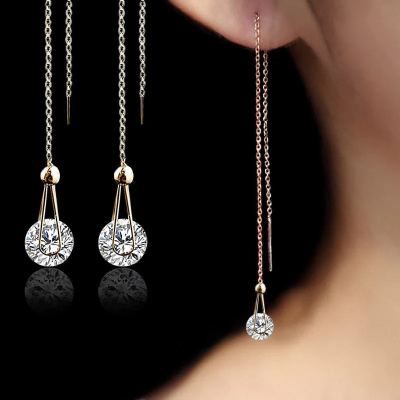 Crystal Water Drop Earrings