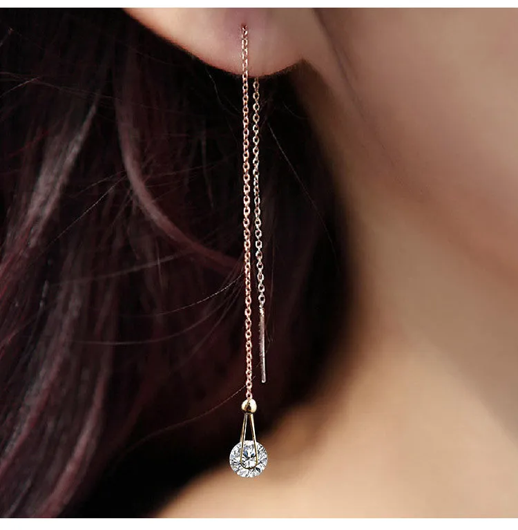 Crystal Water Drop Earrings