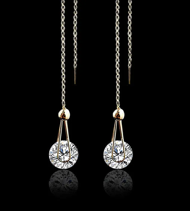 Crystal Water Drop Earrings