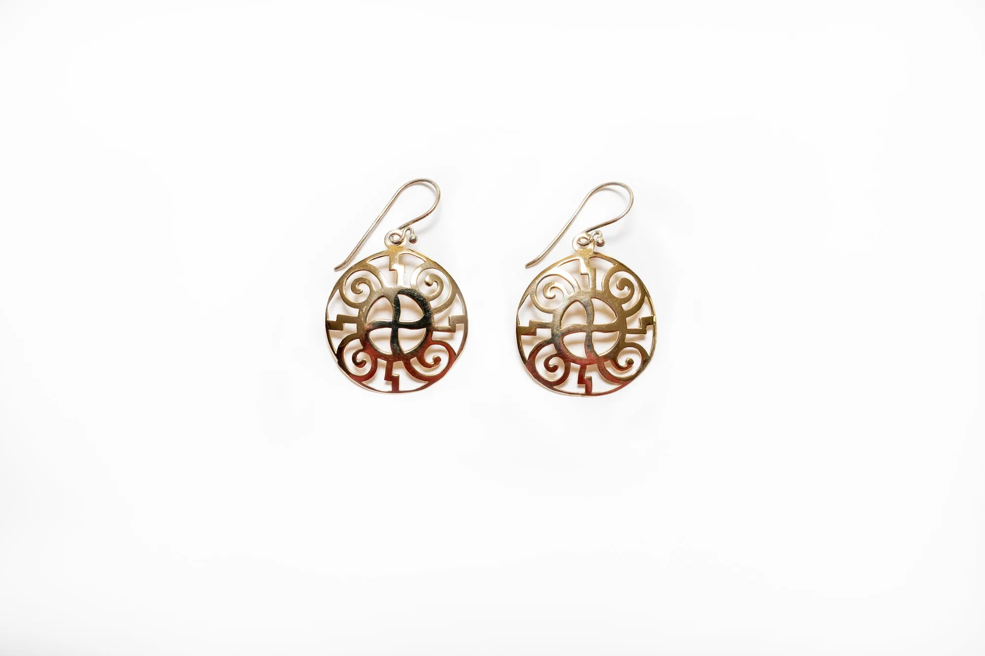 Cuatro Flores Bronze Earrings