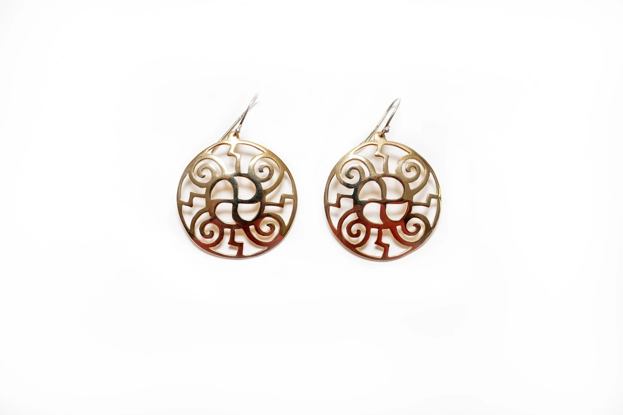 Cuatro Flores Bronze Earrings