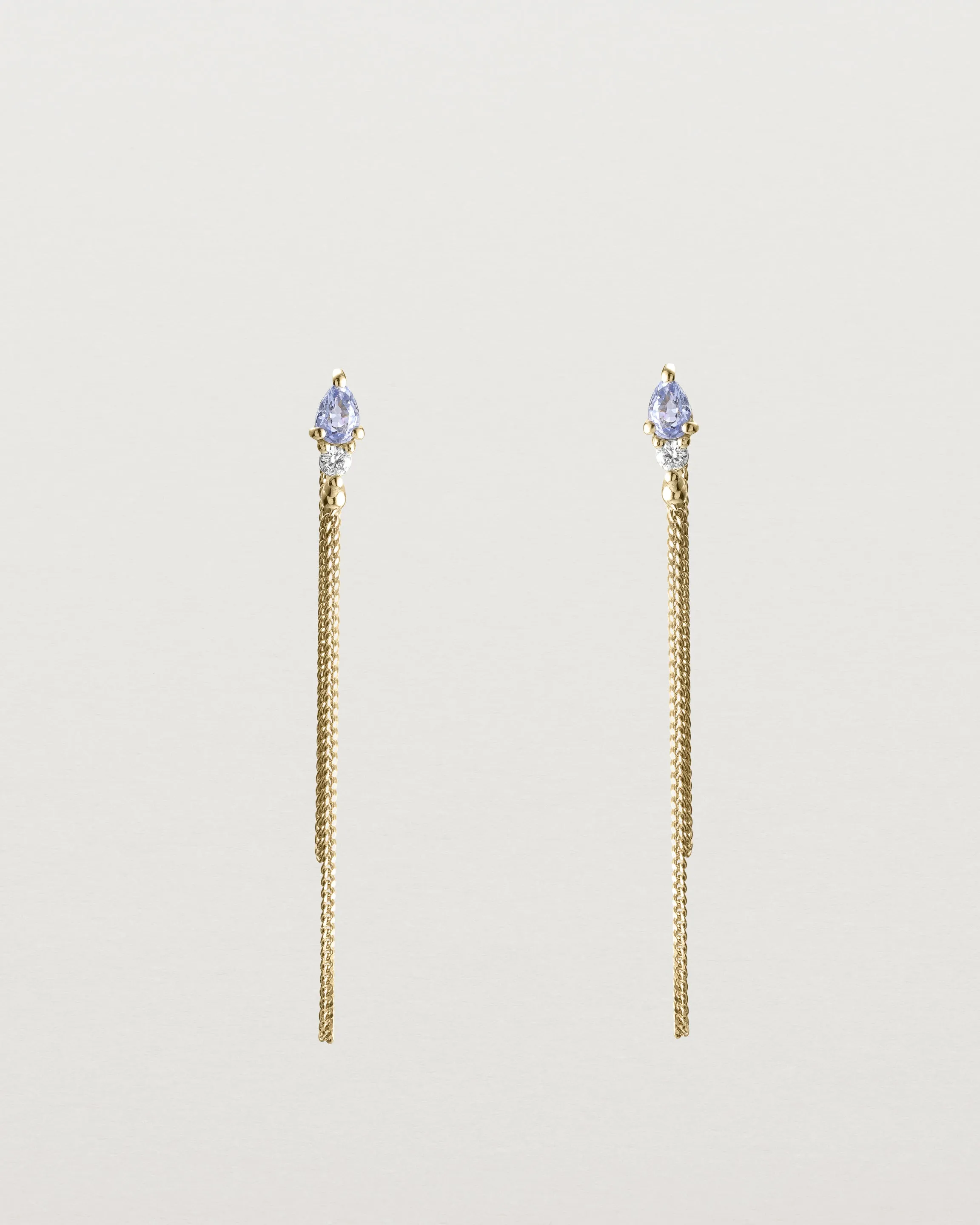 Danaë Loop Studs | Ceylon Sapphire & Diamond