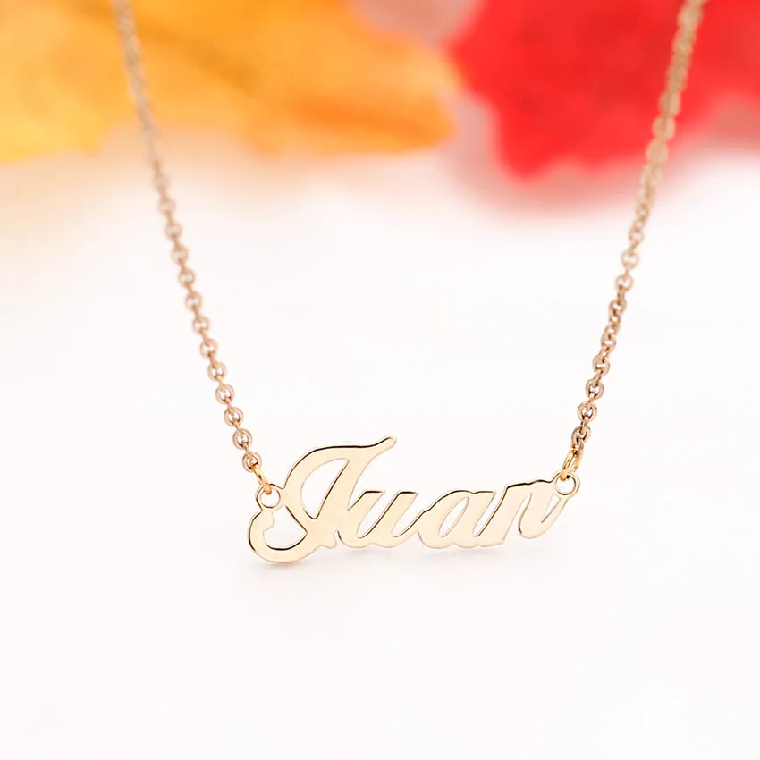 Delicate Custom Name Necklace Personalized Kids