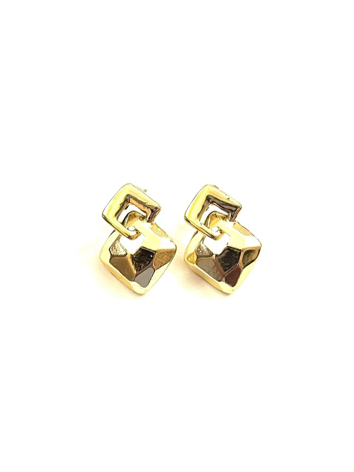 Double Squared Earrings - Trio Earrings