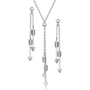 Doubling Down Arrow Jewellery Set