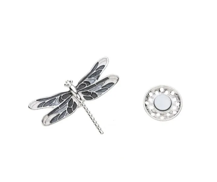 Dragonfly magnetic brooches