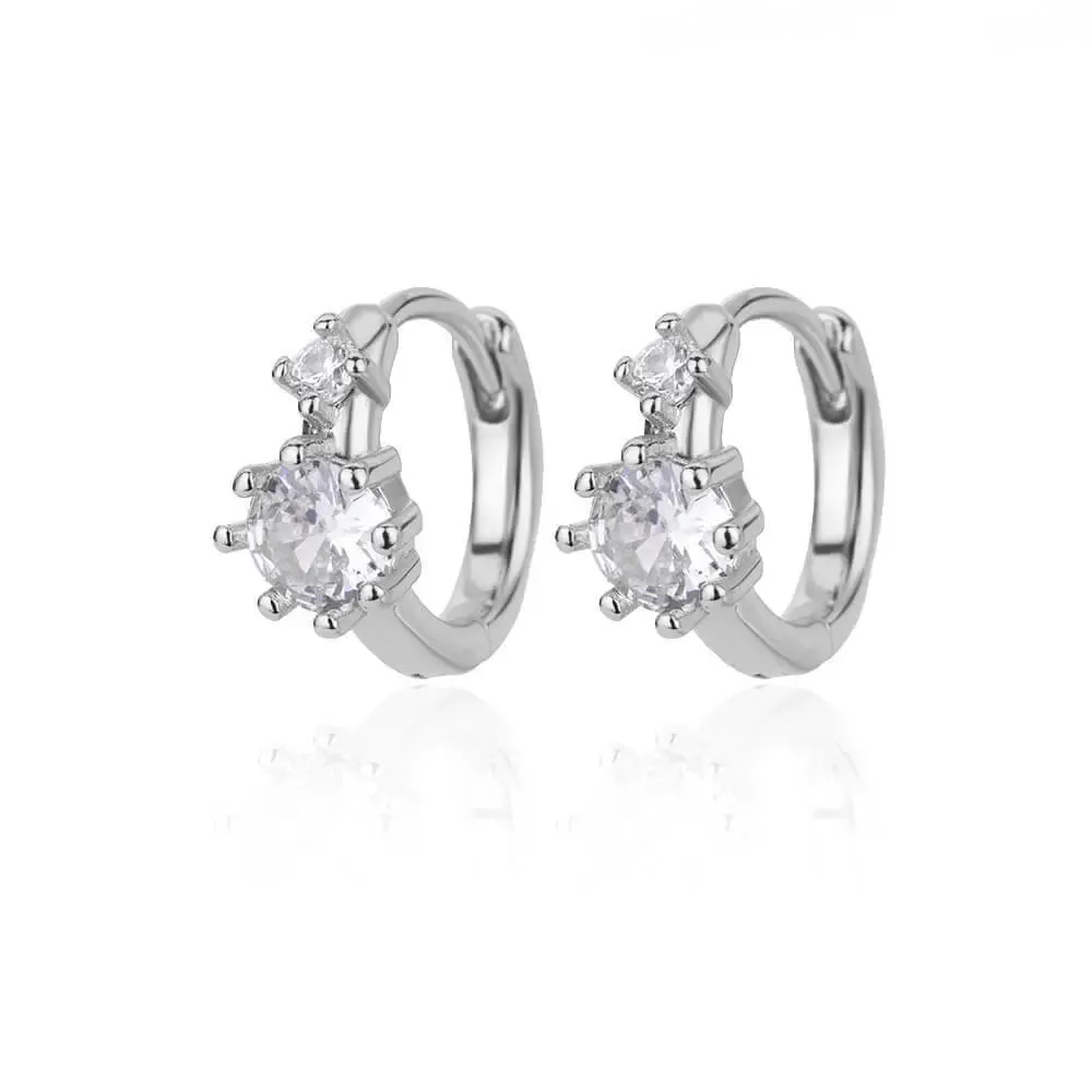 Elegant Minimalist Love Design Zircon Earrings