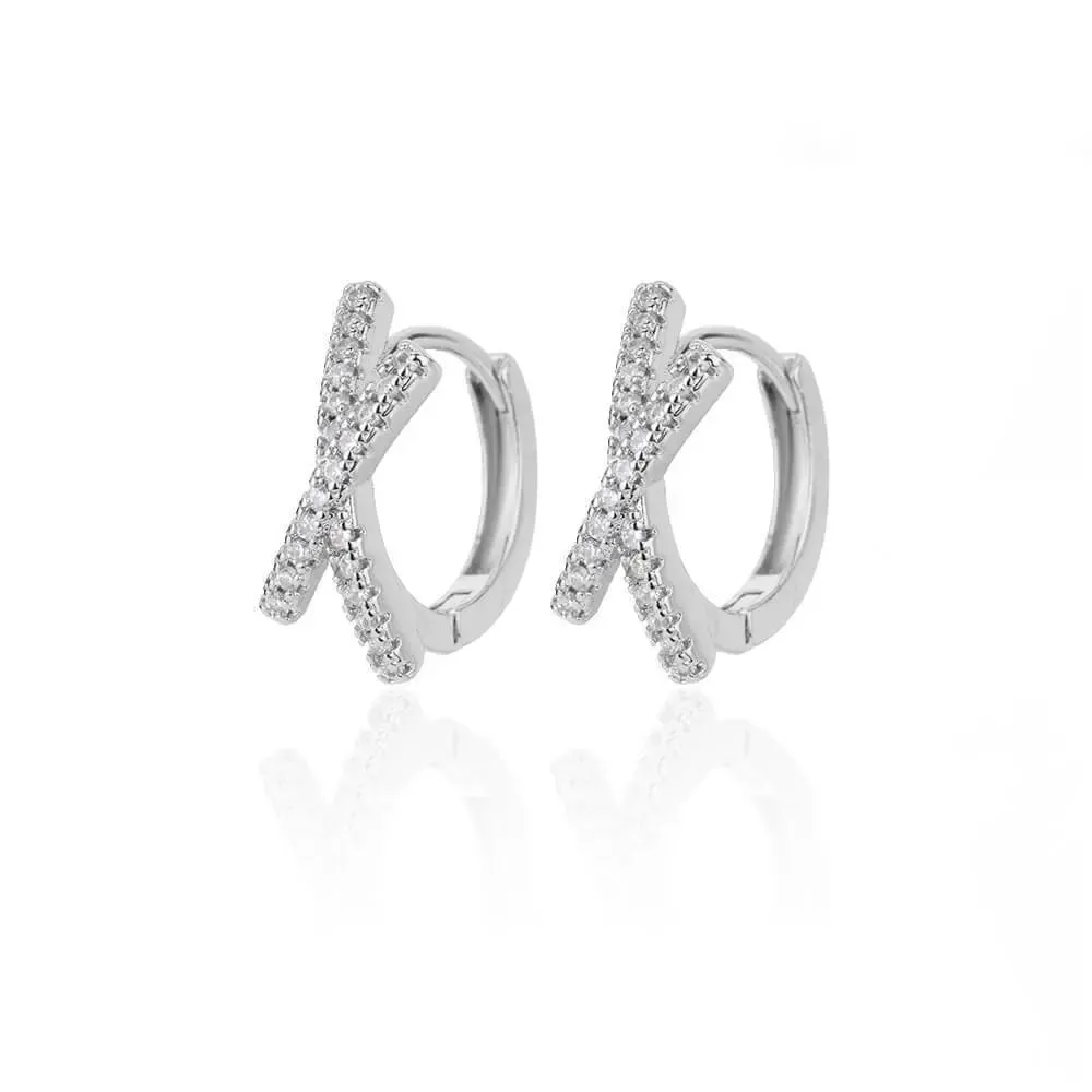 Elegant Minimalist Love Design Zircon Earrings