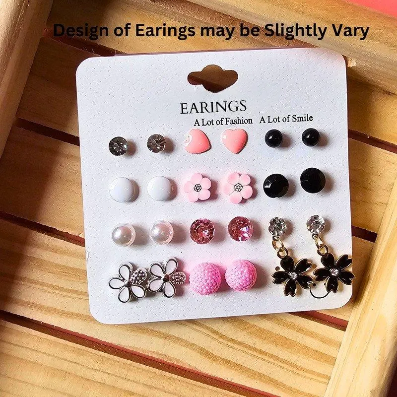 Fashionable earings card for girls kids ( Pack of 1, Multicolor)