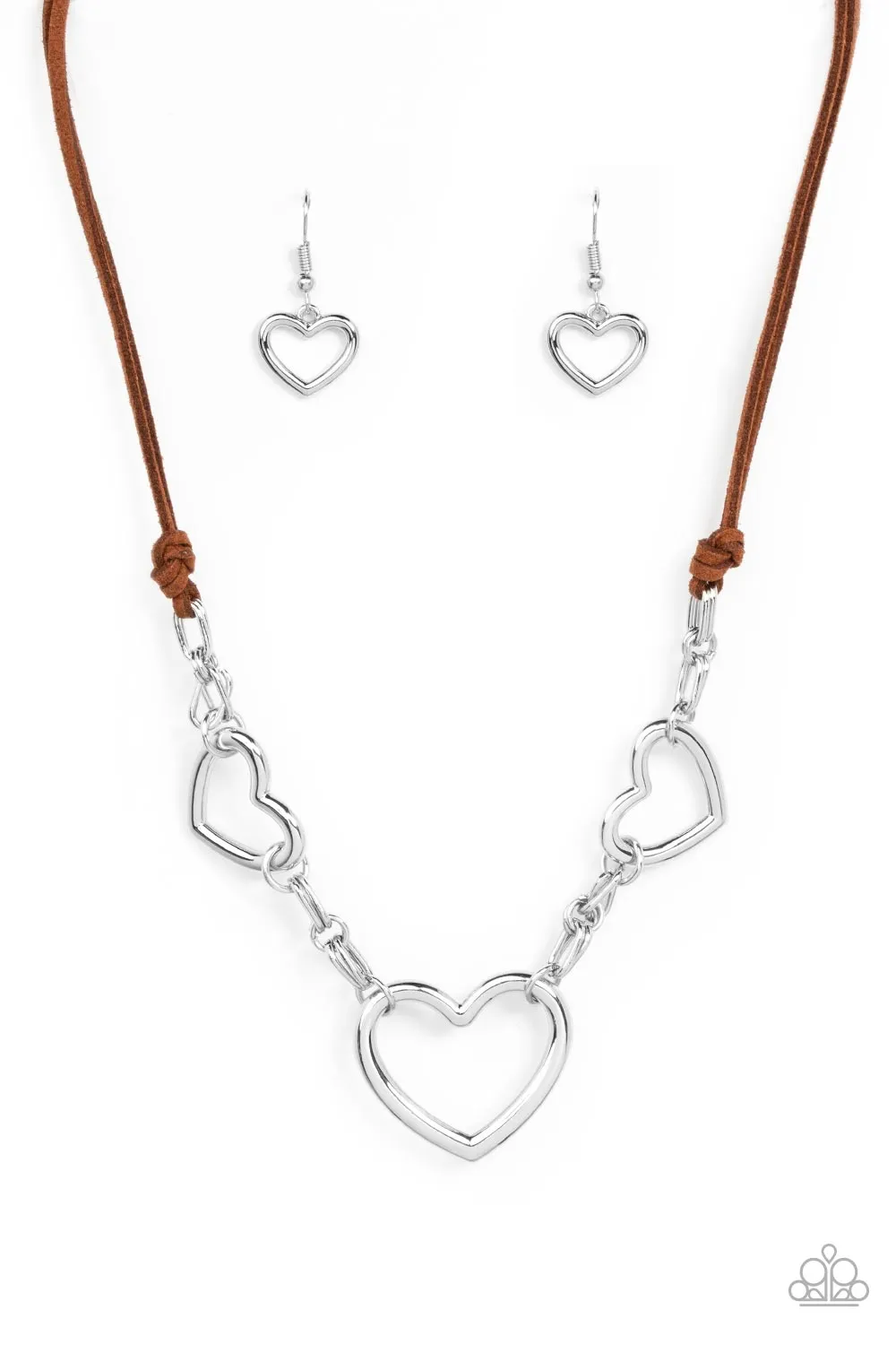 Fashionable Flirt - Brown Necklace