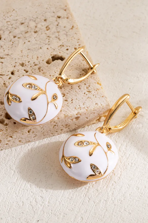 Fashionable Geometric Cute Oil Drop Earrings