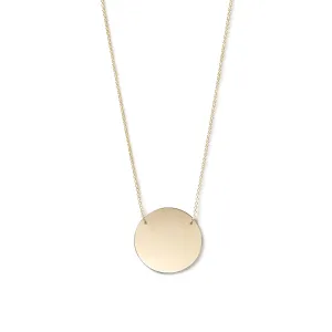 Geometric Circle Necklace