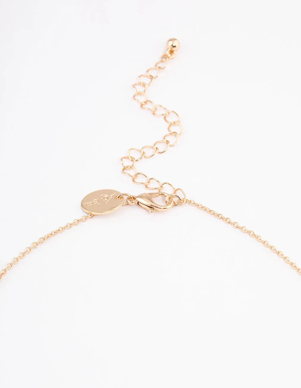 Gold Butterfly Imprint Necklace