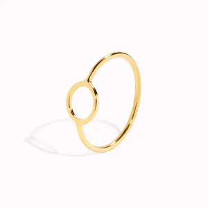 Gold Circle Ring