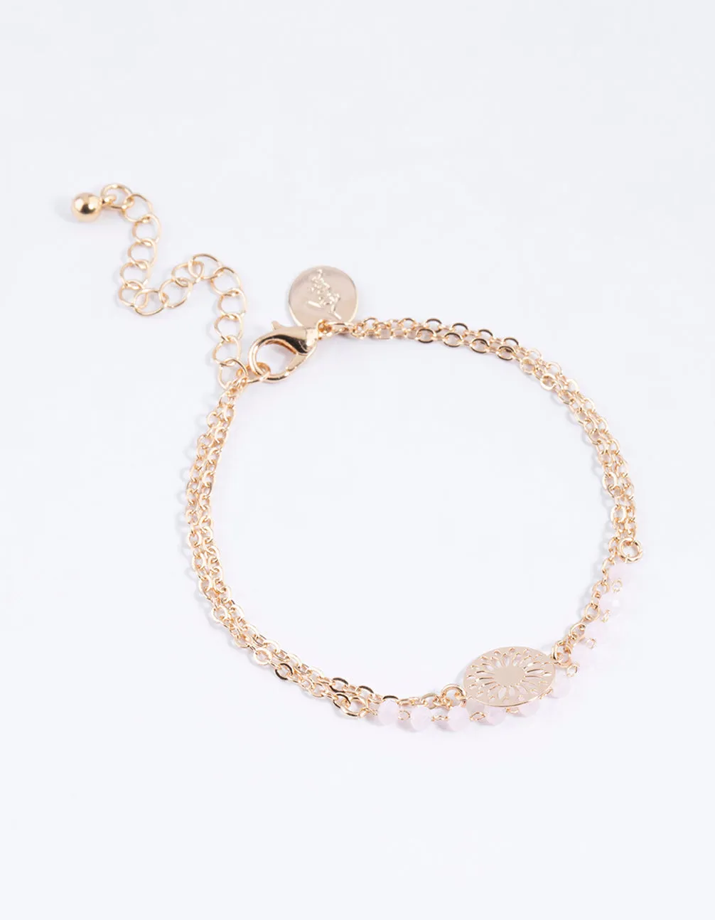 Gold Facet & Boho Disc Bracelet Pack