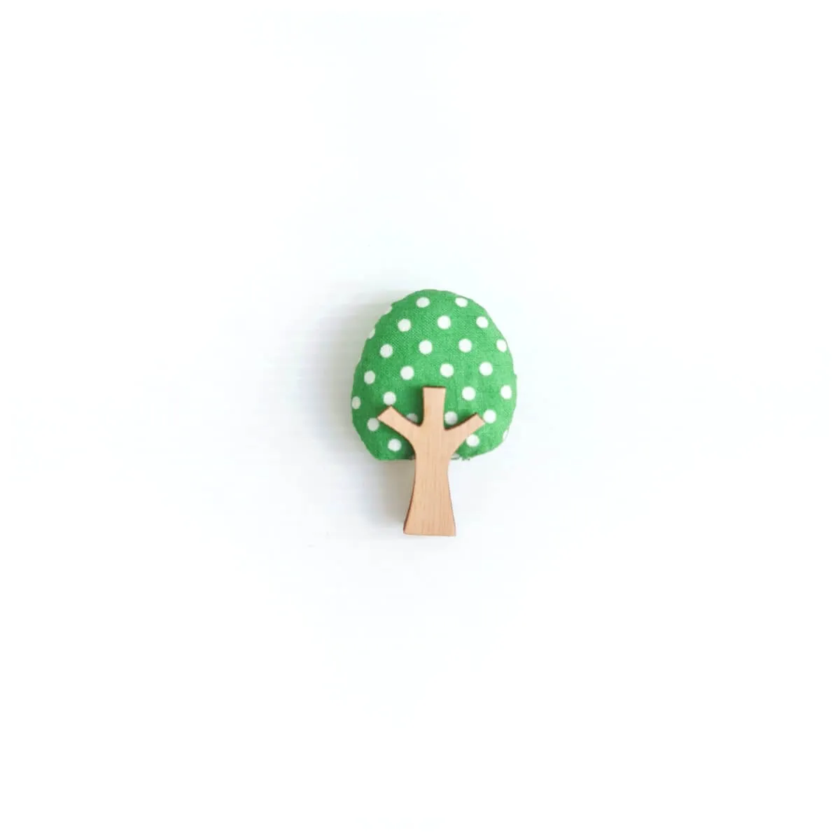 Green Avocado Tree Brooch