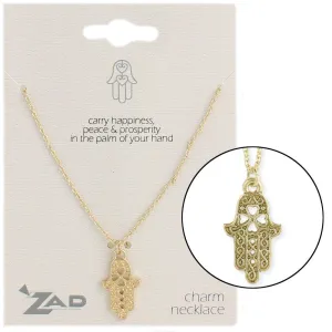 Hamsa Hand Charm Necklace