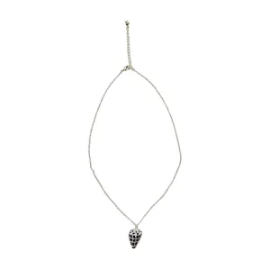 Hebrew Shell Necklace Black and White, Asstd