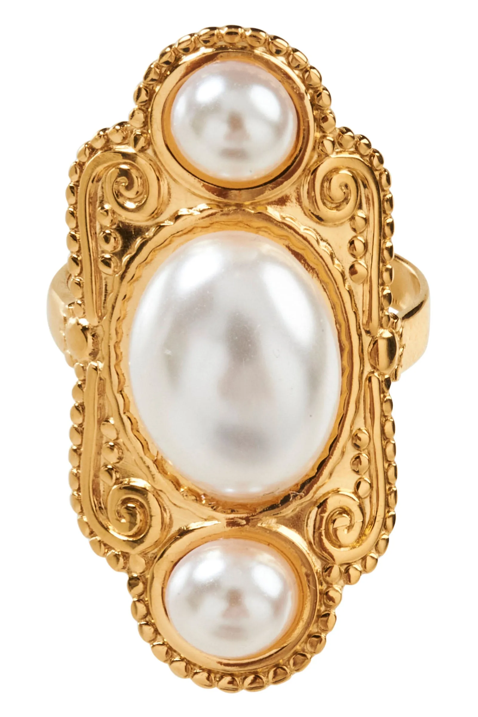 Heritage Ring - Pearl Cluster