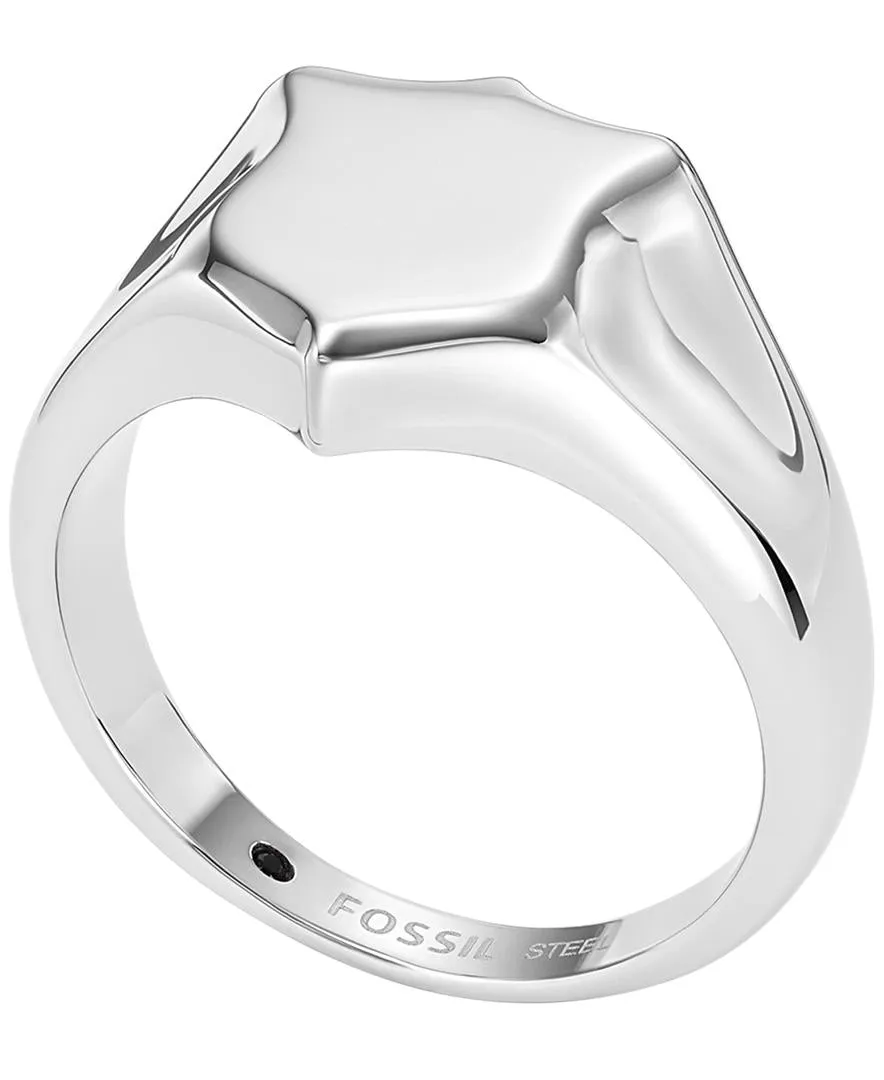 Heritage Shield Stainless Steel Signet Ring