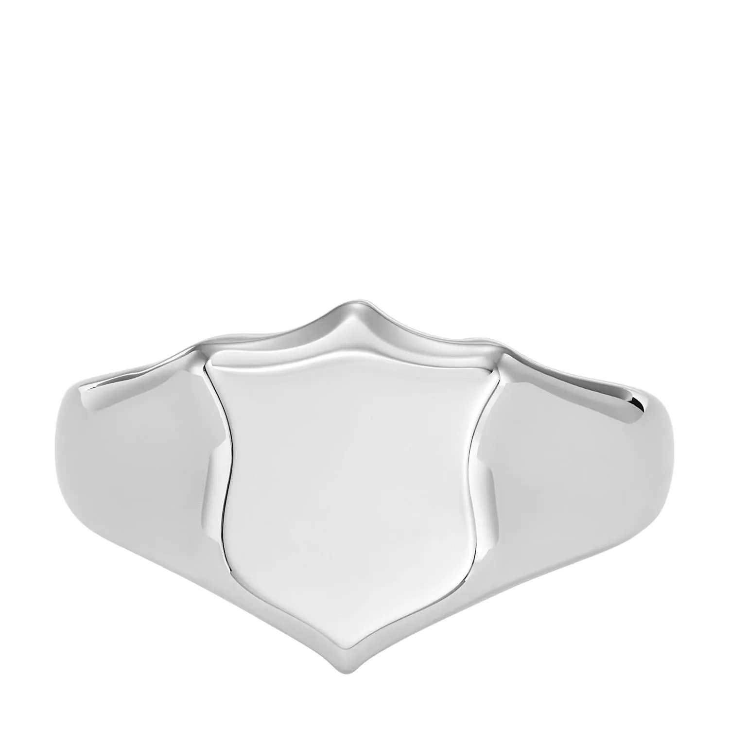 Heritage Shield Stainless Steel Signet Ring