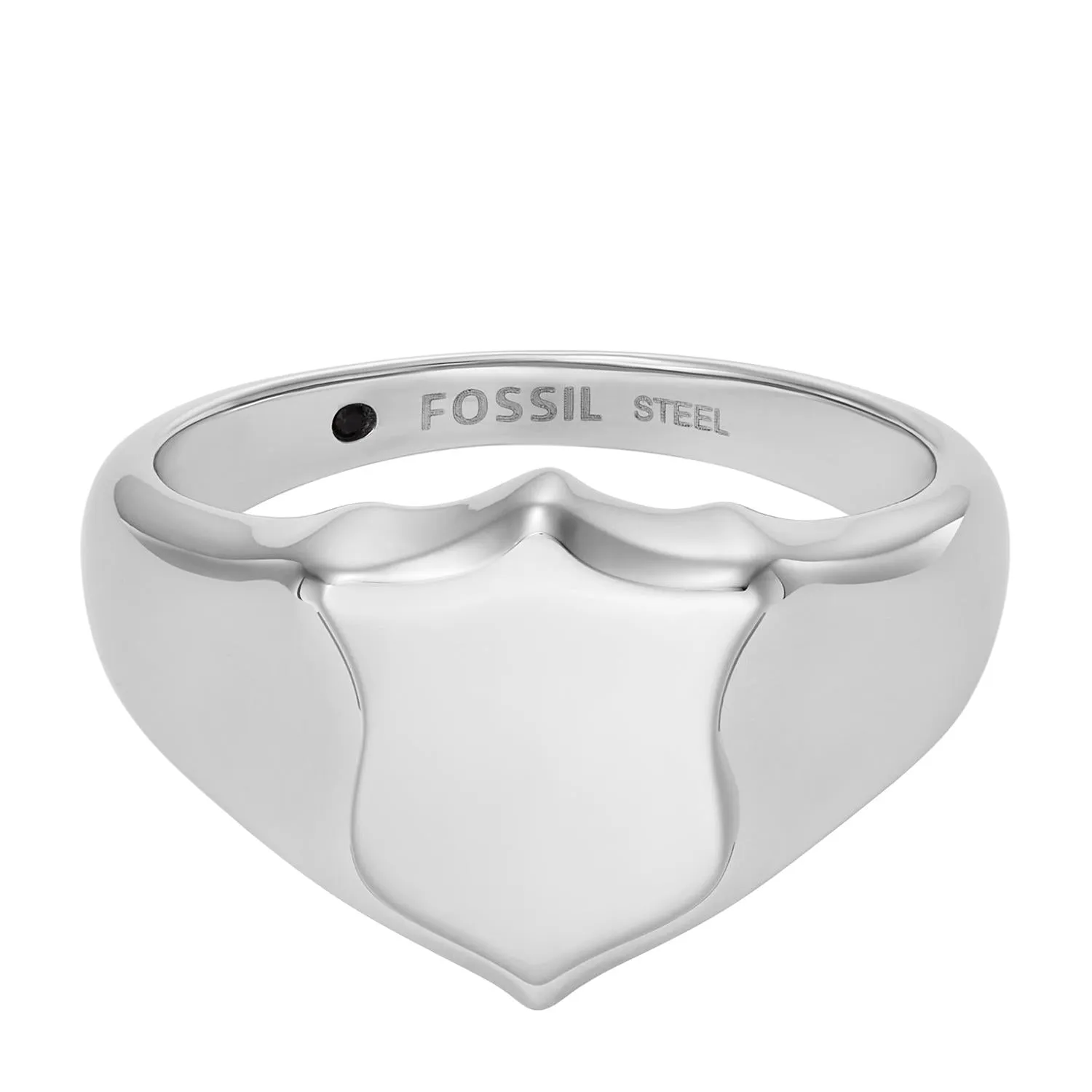 Heritage Shield Stainless Steel Signet Ring