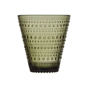 IITTALA | Glassware | KASTEHELMI Tumbler 30cl - Moss Green 2pcs