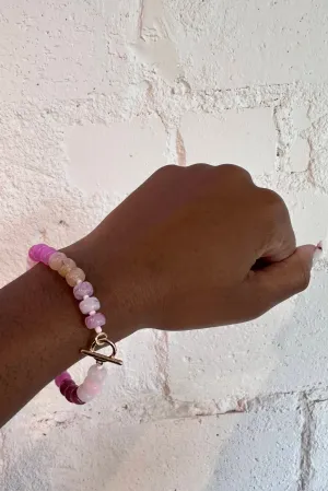 In The Pinks Stone Beaded Bracelet