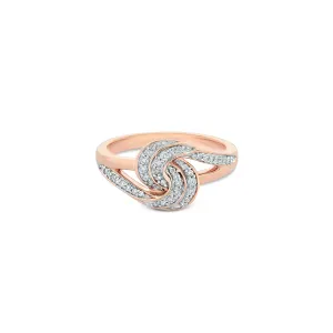 Intertwined Diamond Ring