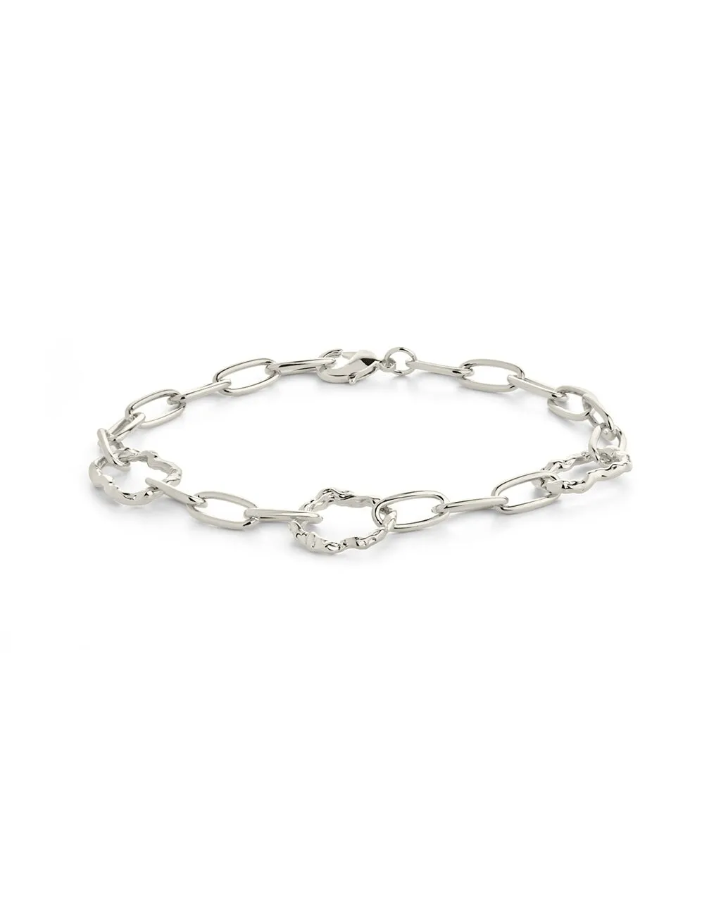 Ira Hammered Chain Bracelet