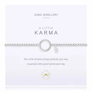 Joma Jewellery Silver A Little 'Karma' Bracelet