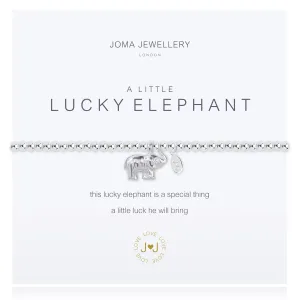 Joma Jewellery Silver A Little 'Lucky Elephant' Bracelet