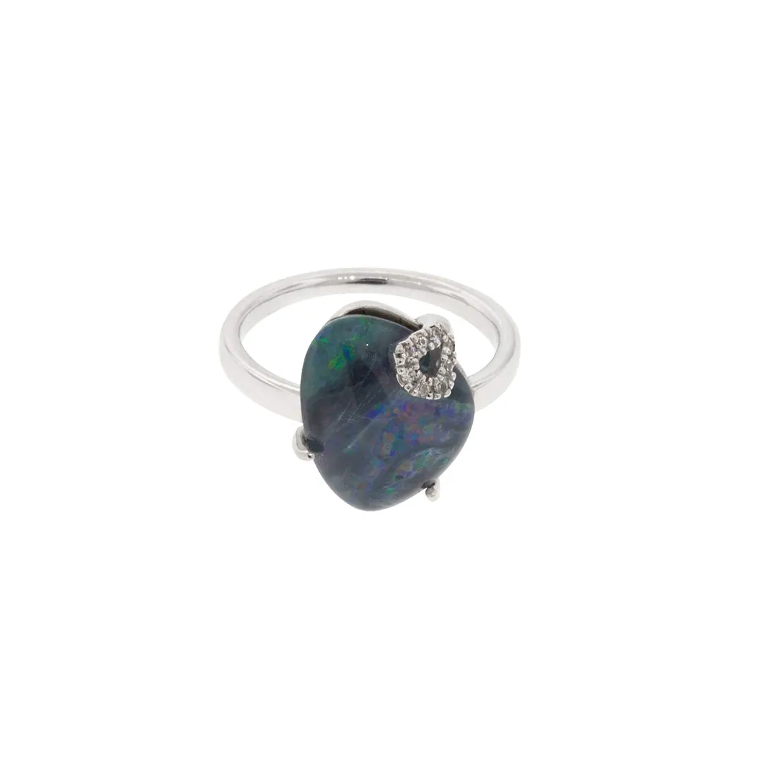 Koi Cascade Gemstone Sterling Silver Ring I Jan Leslie