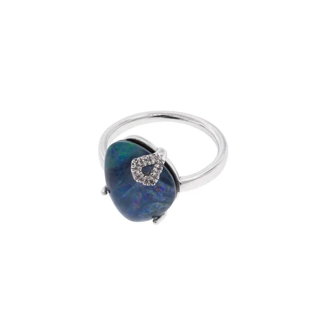 Koi Cascade Gemstone Sterling Silver Ring I Jan Leslie