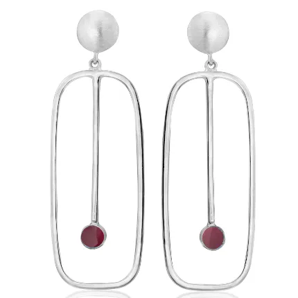 Lorelei Earrings Large in various gemstones