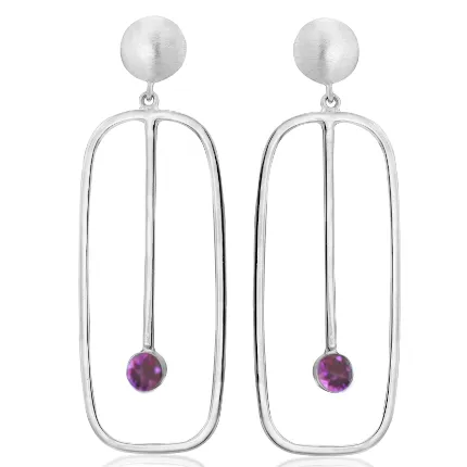 Lorelei Earrings Large in various gemstones