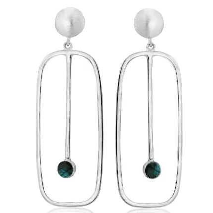 Lorelei Earrings Large in various gemstones