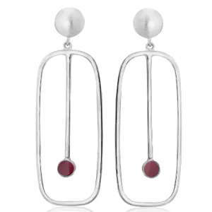 Lorelei Earrings Large in various gemstones