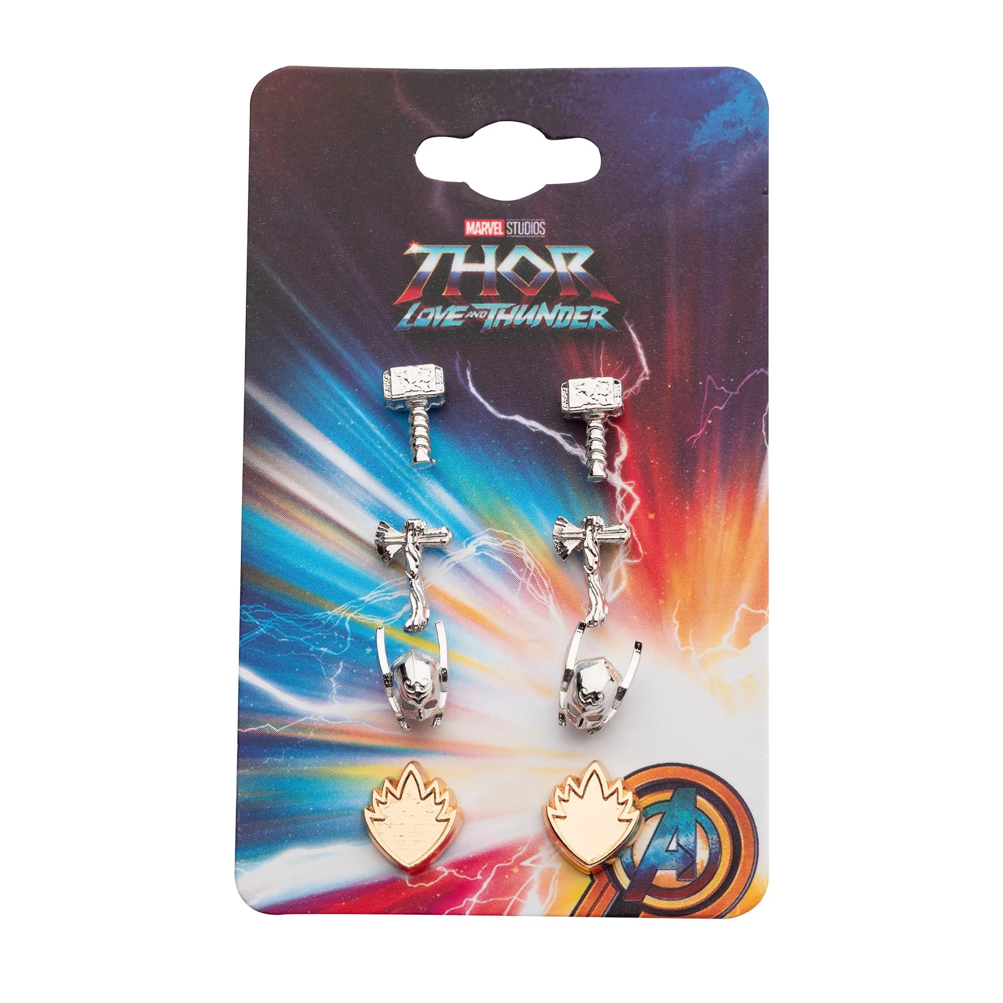 Marvel Thor: Love and Thunder 4-Piece Stud Earring Set