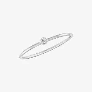 Mini Bezel Ring Silver