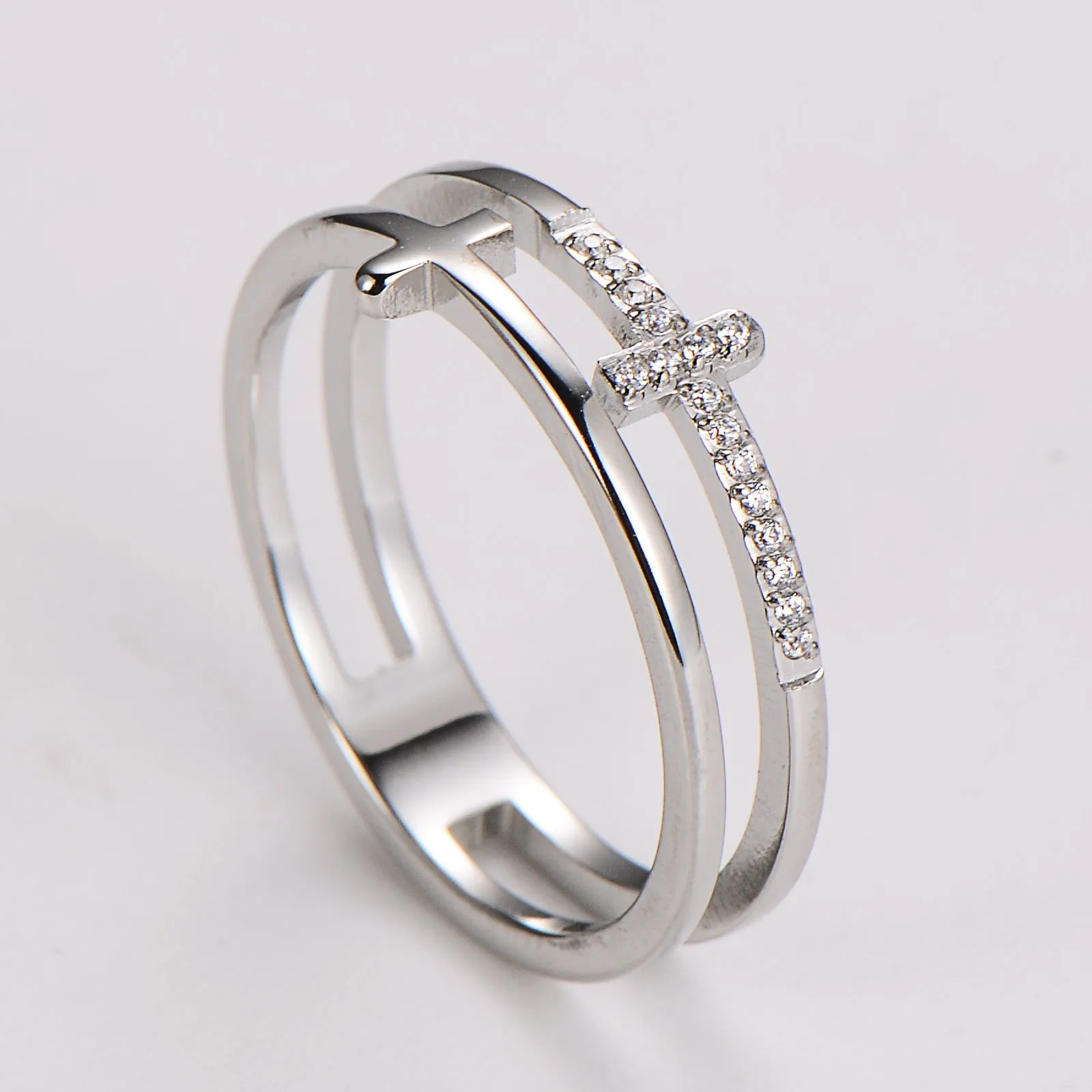 Minimalist Circle Stainless Steel Electroplating Rings